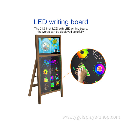 21.5inch lcd flashing led board Writing Sign boards